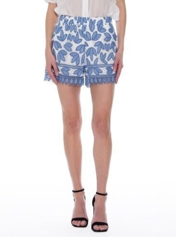 Leaf Shape Lace Short Pants
